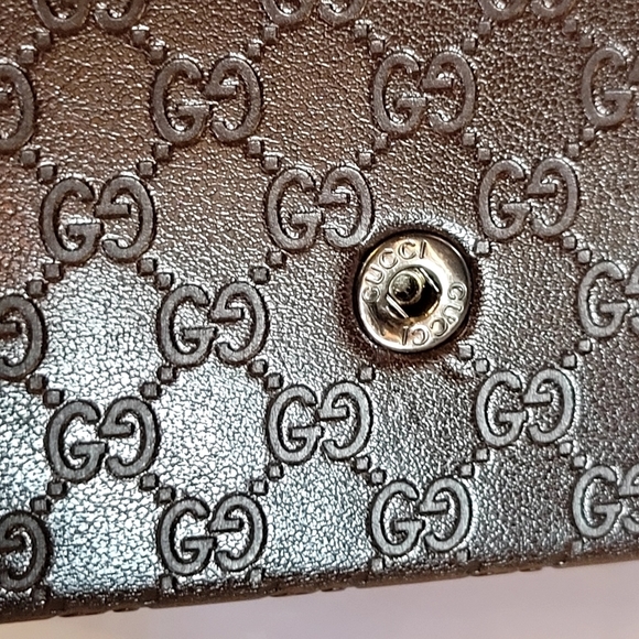 Gucci Eyeglass Case Guccisimma Brown main image 12